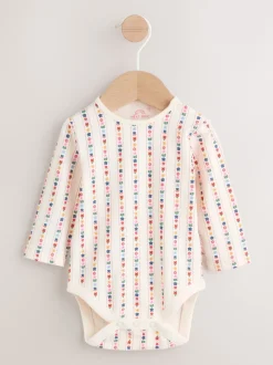 Next Denim brodé - Ensemble Salopettes et Body Manches longues 2 Pieces (0mois-3ans) Outlet