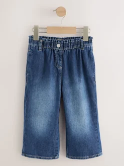 Next Denim Dark Wash (en) - Jeans à jambe large (3mths-7yrs) Sale