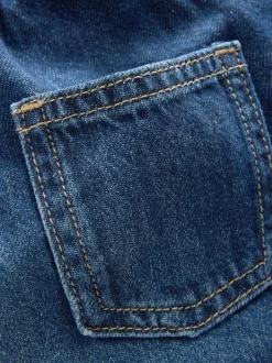 Next Denim Dark Wash (en) - Jeans à jambe large (3mths-7yrs) Sale