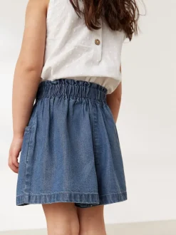 Next Denim Dark Wash (en) - Short boutonné (3 mois-7 ans)