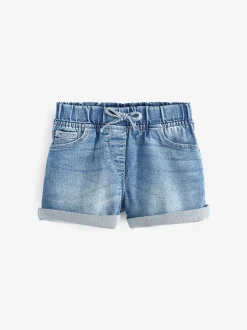 Next Denim Dark Wash (en) - Short à taille élastique (3mths-10yrs)