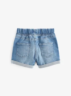 Next Denim Dark Wash (en) - Short à taille élastique (3mths-10yrs)