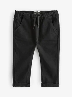 Next Denim noir - Jeans Pull-On Super Doux Avec Extensible (3mths-7yrs) New