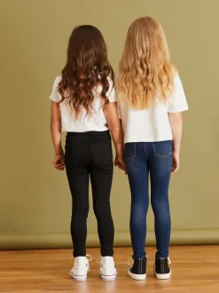 Next Denim noir/foncé - Lot de 2 jeggings à taille élastiquée (3-16ans) Online