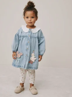 Next Denim Personnage - Ensemble robe chemise et legging (3mois-8ans) Best