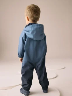 Next - Combinaison imperméable doublée de polaire (3mths-7yrs) Dégradé bleu Sale