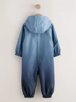 Next - Combinaison imperméable doublée de polaire (3mths-7yrs) Dégradé bleu Sale