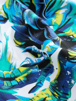 Next - T-shirt imprimé graphique à manches courtes coupe régulière (3-16ans) Dino blanc/bleu Discount