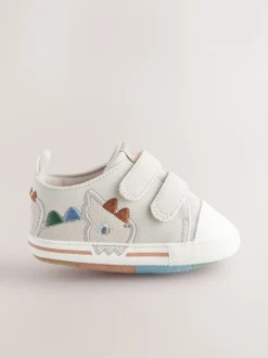 Next Dino gris - Baskets BÉBÉ à Fermeture par contact (0-2mois) Hot