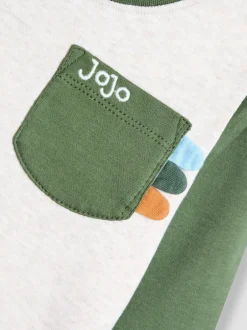 Jojo Maman Bébé Dinosaure de marine personnage - Lot de 2 pyjamas Mix And Match Clearance