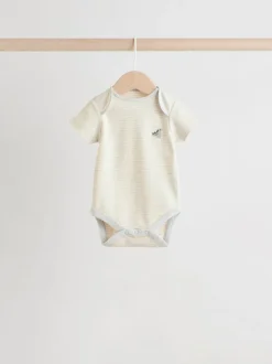 Next Dinosaure gris - Bodys pour bébés Manches courtes 5 Pack Outlet