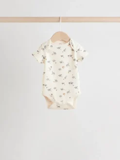 Next Dinosaure gris - Bodys pour bébés Manches courtes 5 Pack Outlet