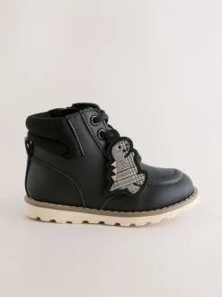 Next Dinosaure noir - Bottes lacets Sale