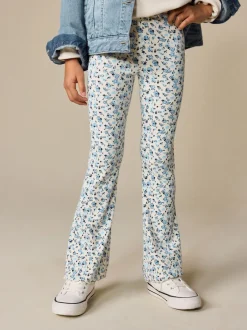 Next - Leggings évasés à côtes (3-16ans) Ditsy bleu Best