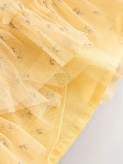 Next Ditsy jaune - Robe en maille bébé (0mois à2ans) Best