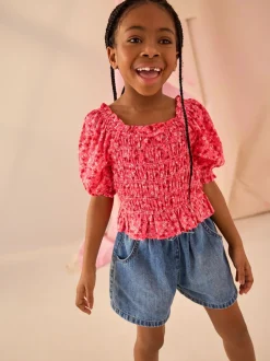 Next Ditsy rose - Chemisier froncé (3-16 ans)