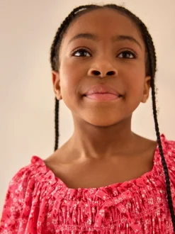 Next Ditsy rose - Chemisier froncé (3-16 ans)