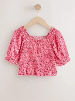 Next Ditsy rose - Chemisier froncé (3-16 ans)