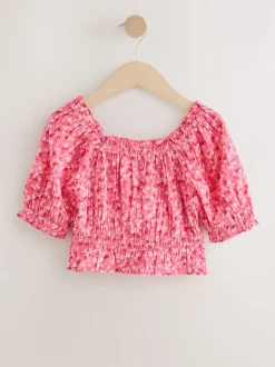 Next Ditsy rose - Chemisier froncé (3-16 ans)