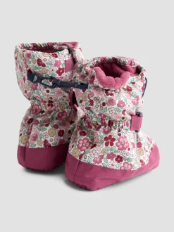 Jojo Maman Bébé Ditsy rose - Chaussons doublés en polaire Discount