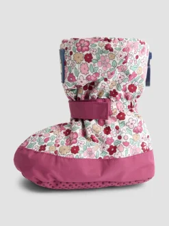 Jojo Maman Bébé Ditsy rose - Chaussons doublés en polaire Discount