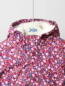 Jojo Maman Bébé Ditsy rose - Parka doublée Outlet