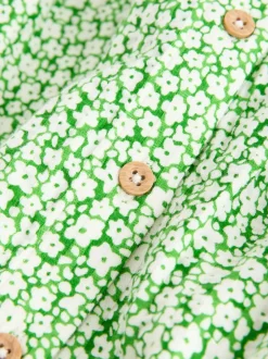 Next Ditsy vert - Robe d’été à col (3mois à7ans) Sale