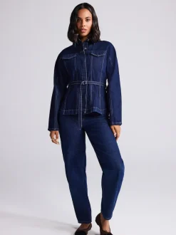 Next Délavage bleu - Jean jambe barillet Discount