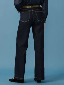 Next Délavage bleu - Jean large Online