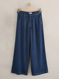 Next Délavage bleu - Jean large N. Premium Palazzo New