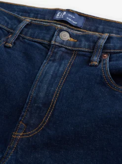 Gap Délavage bleu foncé - Coupe ajustée Comfort Extensible Tapered Jeans Sale