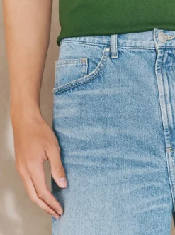 Next Délavage bleu moyen - Shorts en Denim Edit Jort Online