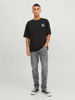 JACK & JONES - Jean slim Glenn Délavage gris Online