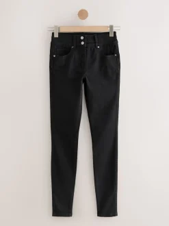 Next Délavage noir - Jean skinny coupe slim à effet rehausseur Sale