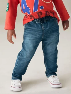 Next Délavage vintage - Jeans Pull-On Super Doux Avec Extensible (3mths-7yrs) Clearance