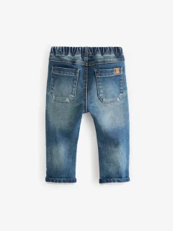 Next Délavage vintage - Jeans Pull-On Super Doux Avec Extensible (3mths-7yrs) Clearance