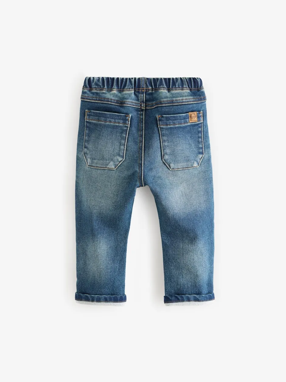Next Délavage vintage - Jeans Pull-On Super Doux Avec Extensible (3mths-7yrs) Clearance