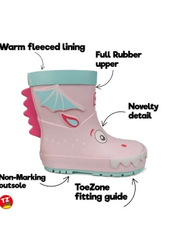 Toezone Dragon - Bottes de pluie Kids Rain Outlet