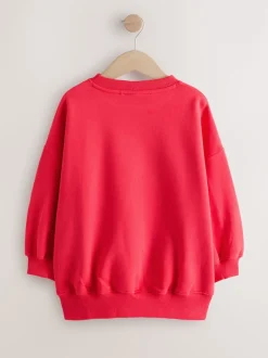 Next détail brodé Rouge - Sweat-shirt (3-16yrs)