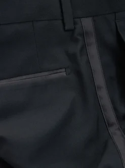 Next Détail du ruban - - Pantalon de costume de smoking Ajustement régulier Best