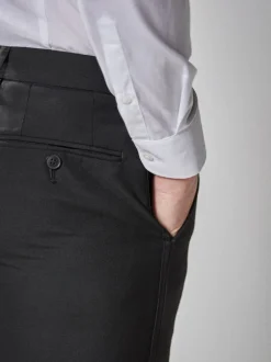 Next Détail du ruban - - Pantalon de costume de smoking Skinny Fit (Skinny Fit) Online