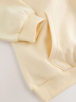 Next - Sweat à capuche (3-16 ans) Détail jaune brodé Online