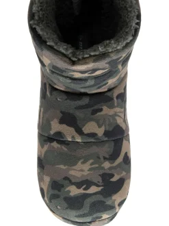 Dunlop Mens Faux Fur Lined Boot Slippers Clearance