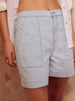 Next eau de javel - Short utilitaire léger en coton 100% Denim Online