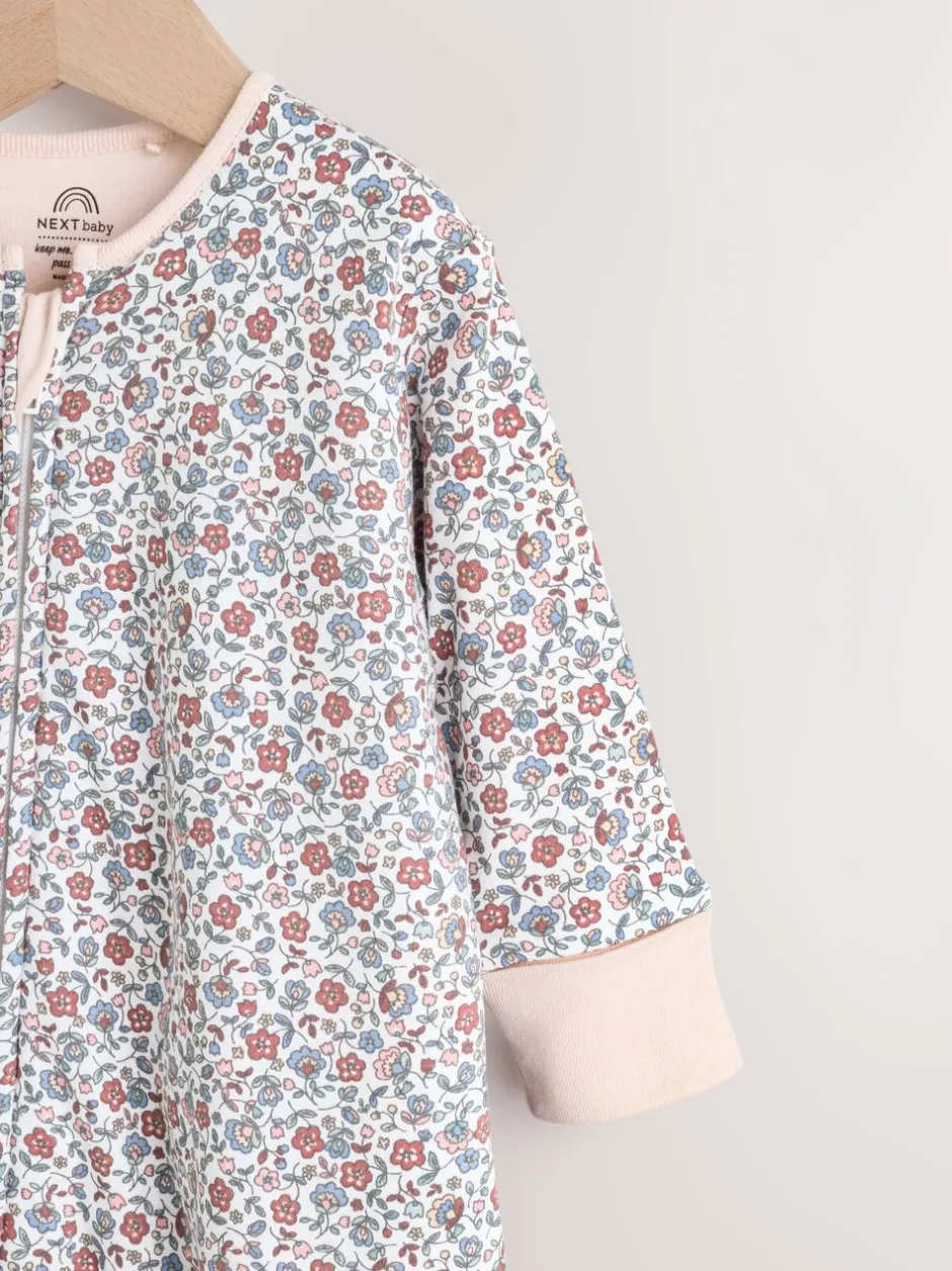 Next Ecru Floral - 2.5 TOG Combinaison de nuit matelassée Bébé Hot