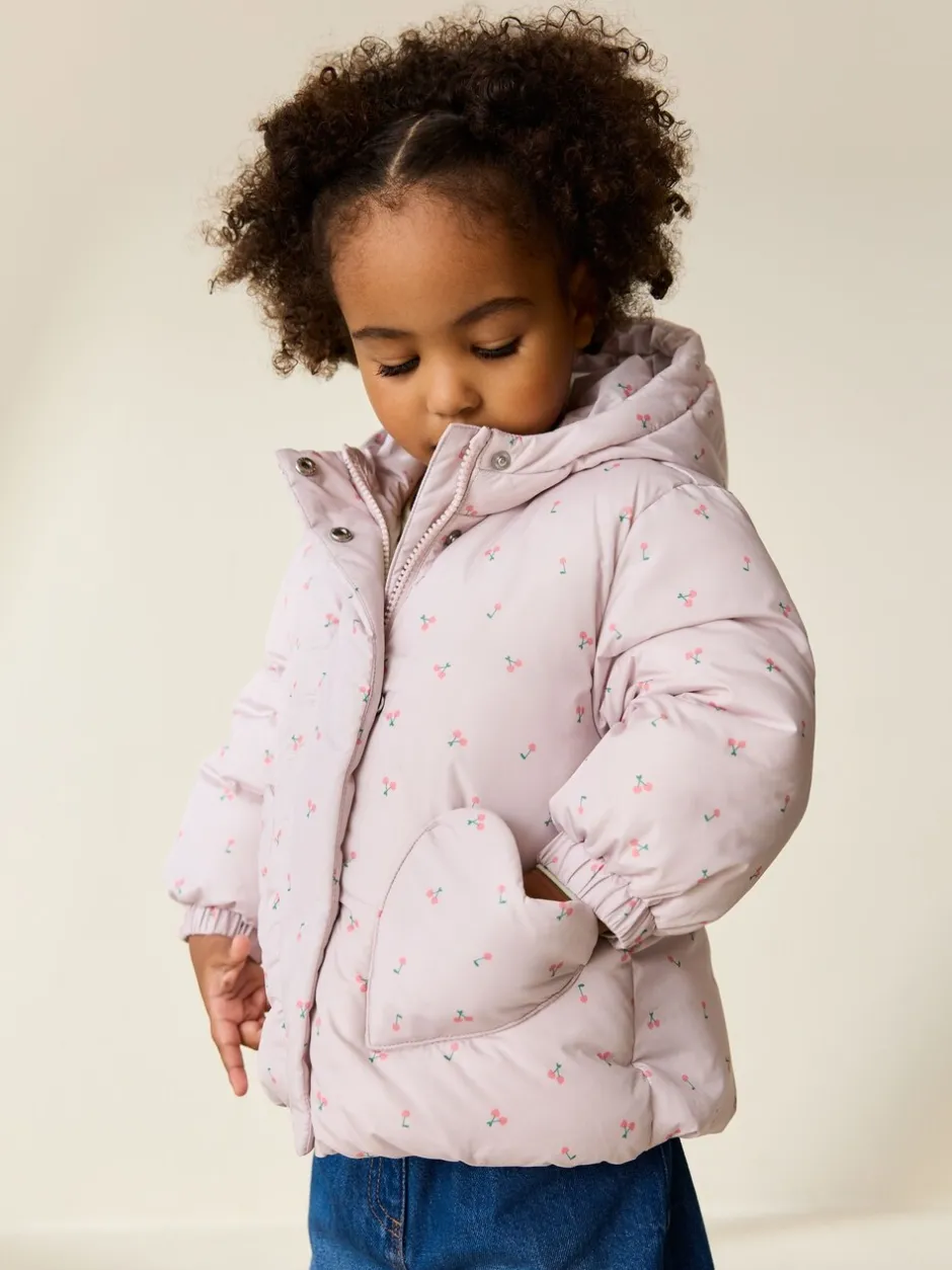Next Ecru Floral - Manteau imprimé Résistant à la douche (3mois-7ans) Best