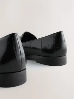 Next Effet Croc noir - Mocassins Forever Comfort® à bout carré New