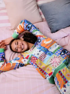 Eleanor Bowmer Effet patchwork multicolore - Pyjama Online