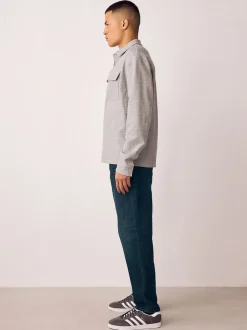 Next encre - - extensible Denim Jeans Coupe fuselée régulière Sale