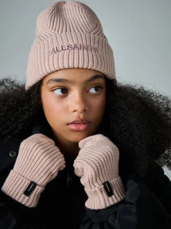 smALLSAINTS Ensemble bonnet et gants Underground à logo Hot